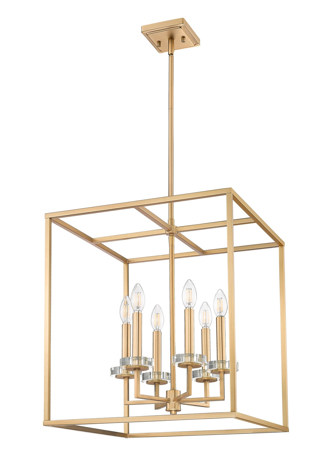 Z-Lite - 6100-21MGLD - Six Light Chandelier - Gaultier - Modern Gold