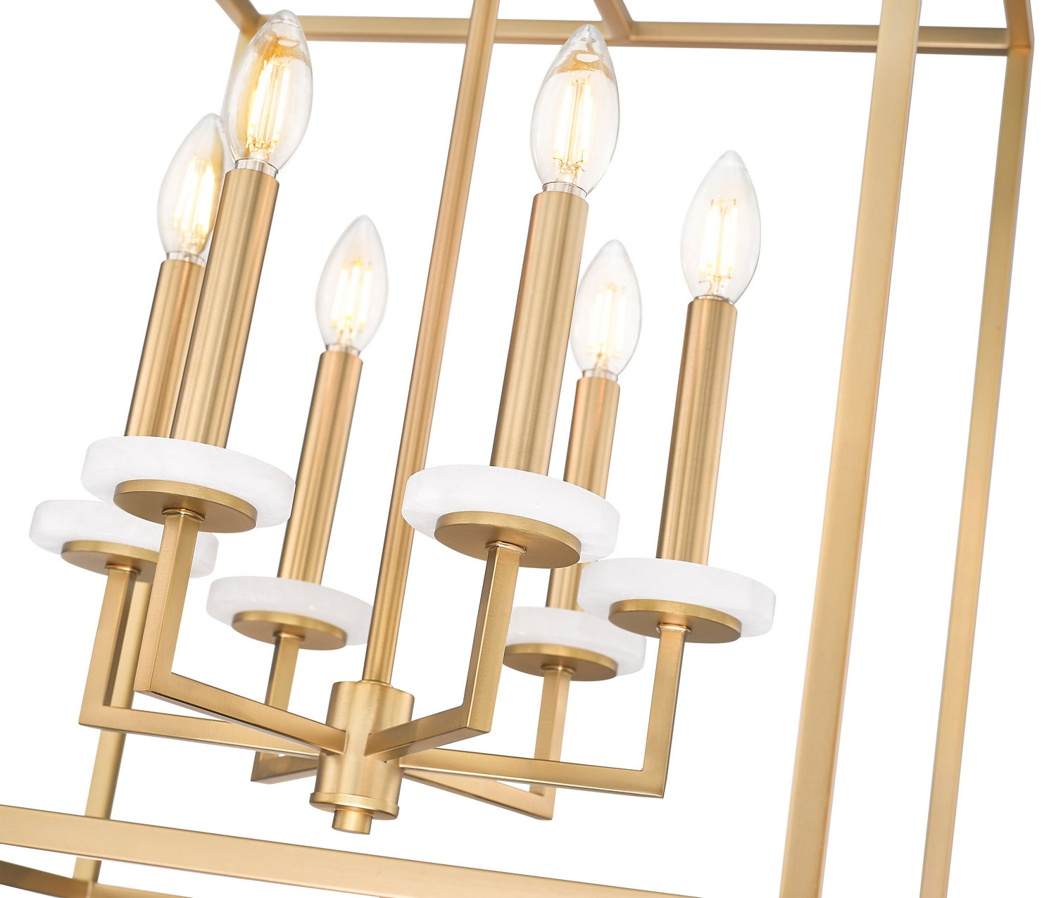 Z-Lite - 6100-21MGLD - Six Light Chandelier - Gaultier - Modern Gold