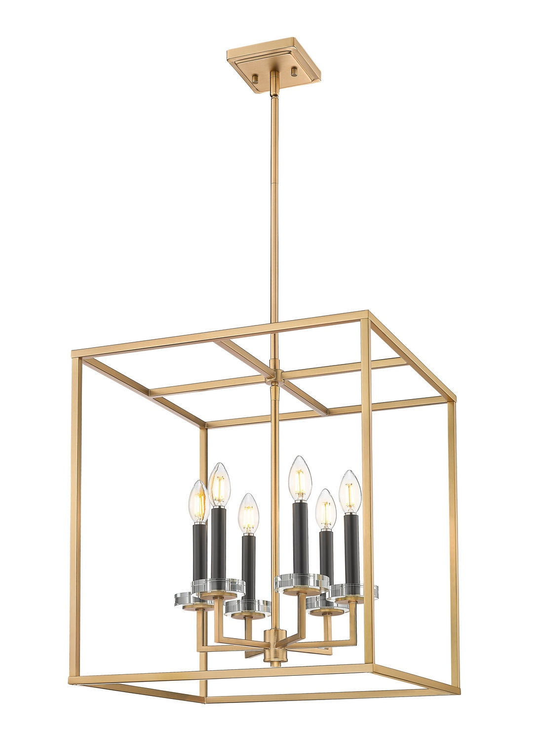 Z-Lite - 6100-21MGLD - Six Light Chandelier - Gaultier - Modern Gold
