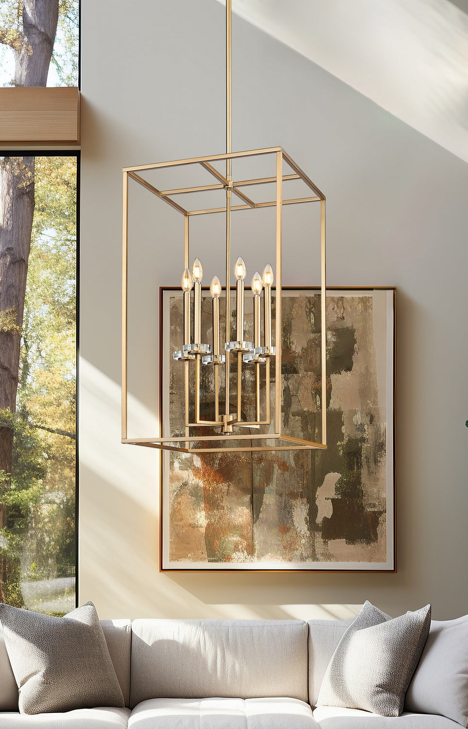 Z-Lite - 6100-32MGLD - Six Light Chandelier - Gaultier - Modern Gold