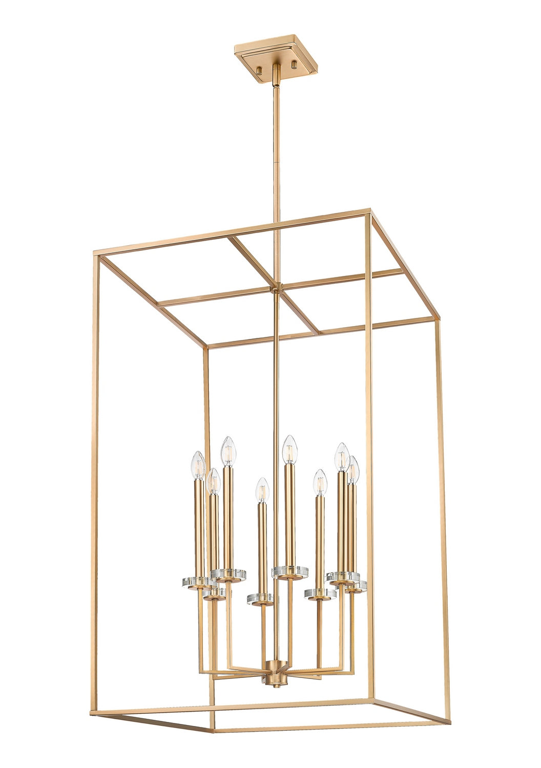 Z-Lite - 6100-44MGLD - Eight Light Chandelier - Gaultier - Modern Gold