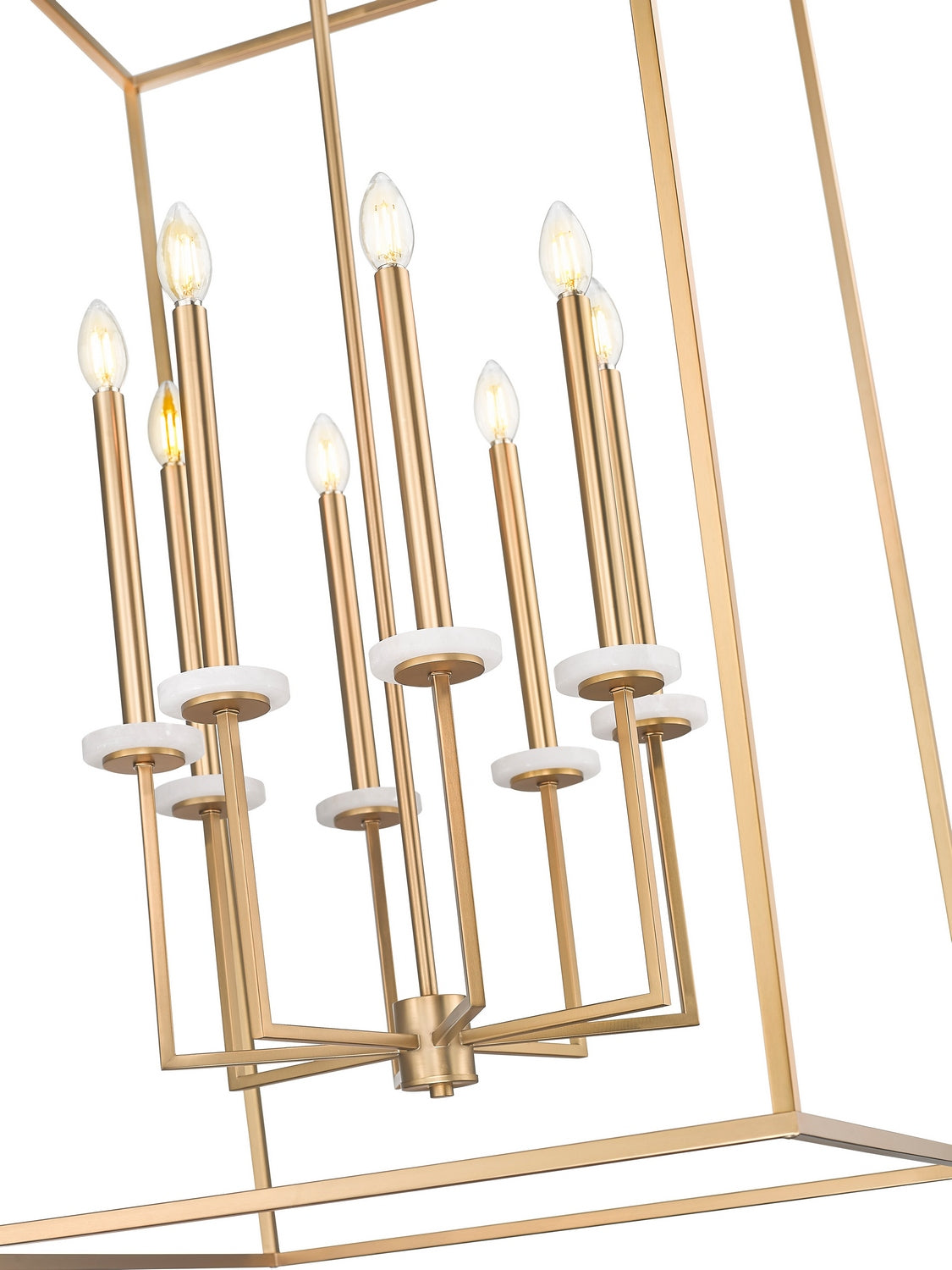 Z-Lite - 6100-44MGLD - Eight Light Chandelier - Gaultier - Modern Gold