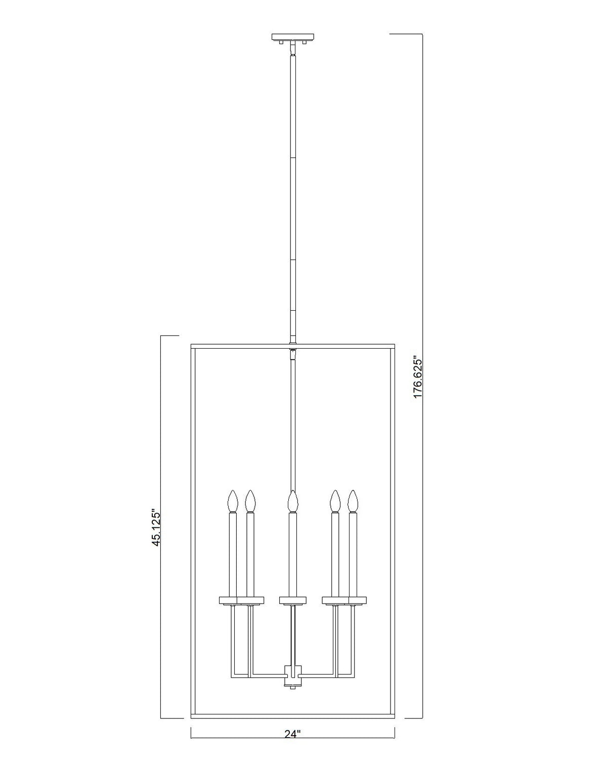 Z-Lite - 6100-44MGLD - Eight Light Chandelier - Gaultier - Modern Gold