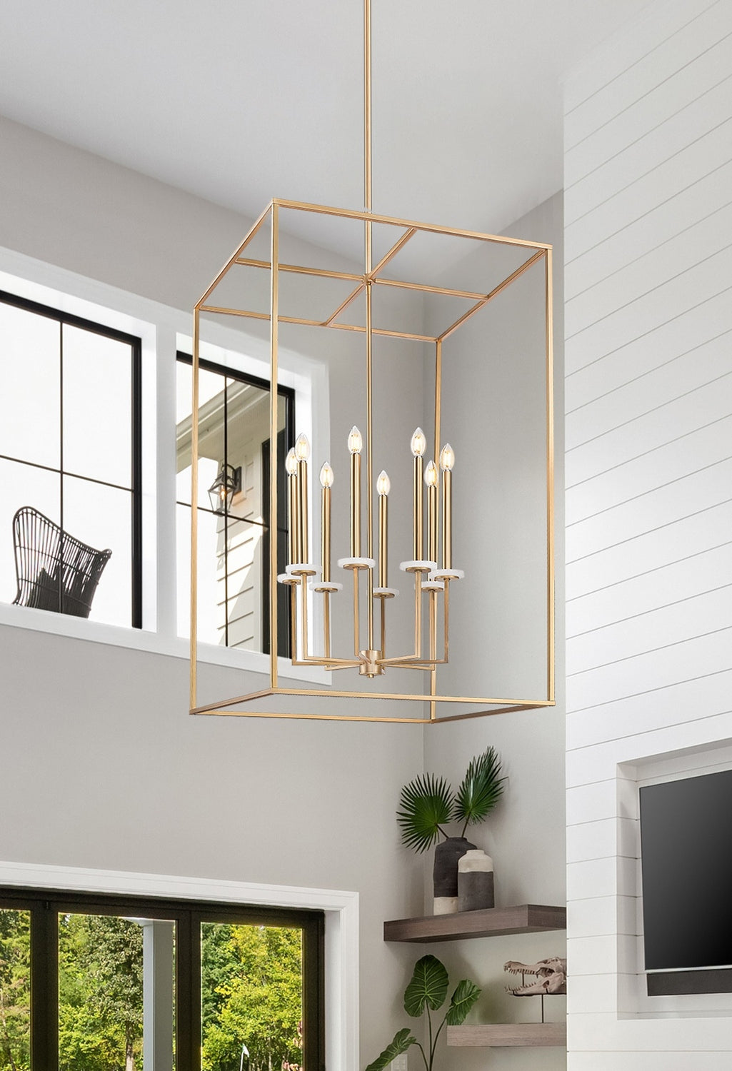 Z-Lite - 6100-44MGLD - Eight Light Chandelier - Gaultier - Modern Gold