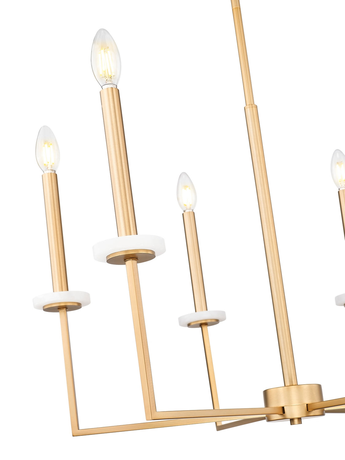 Z-Lite - 6100-6MGLD - Six Light Chandelier - Gaultier - Modern Gold