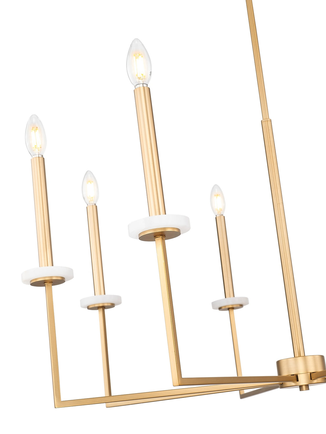Z-Lite - 6100-8MGLD - Eight Light Chandelier - Gaultier - Modern Gold