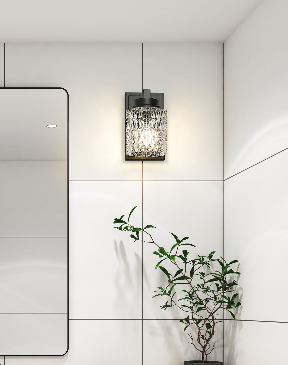 Z-Lite - 6101-1S-MB - One Light Wall Sconce - Jacqueline - Matte Black