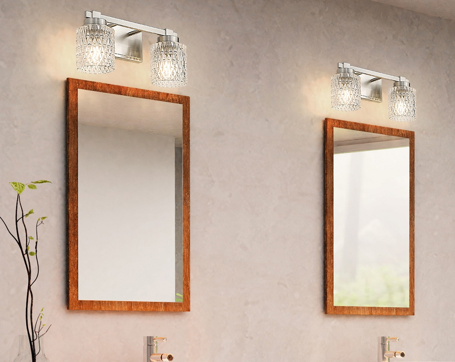 Z-Lite - 6101-2V-BN - Two Light Vanity - Jacqueline - Brushed Nickel