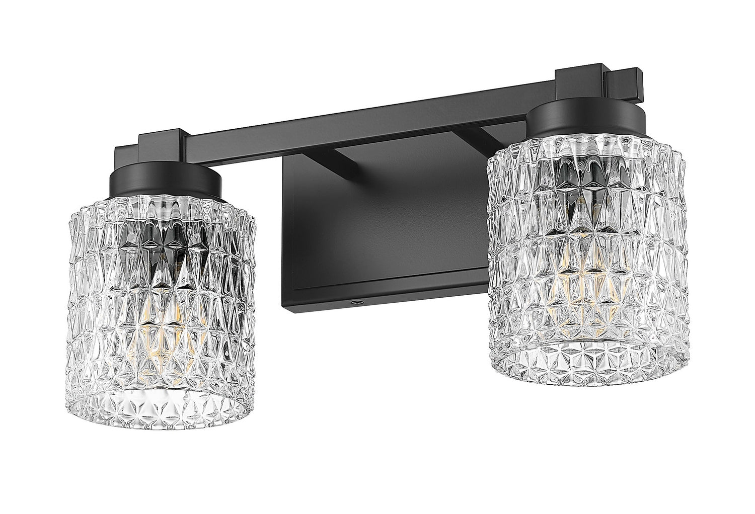 Z-Lite - 6101-2V-MB - Two Light Vanity - Jacqueline - Matte Black
