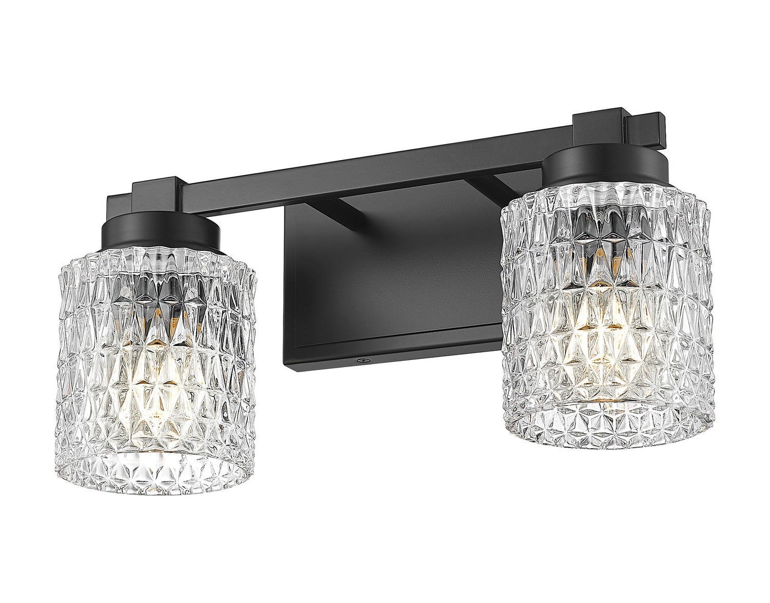 Z-Lite - 6101-2V-MB - Two Light Vanity - Jacqueline - Matte Black