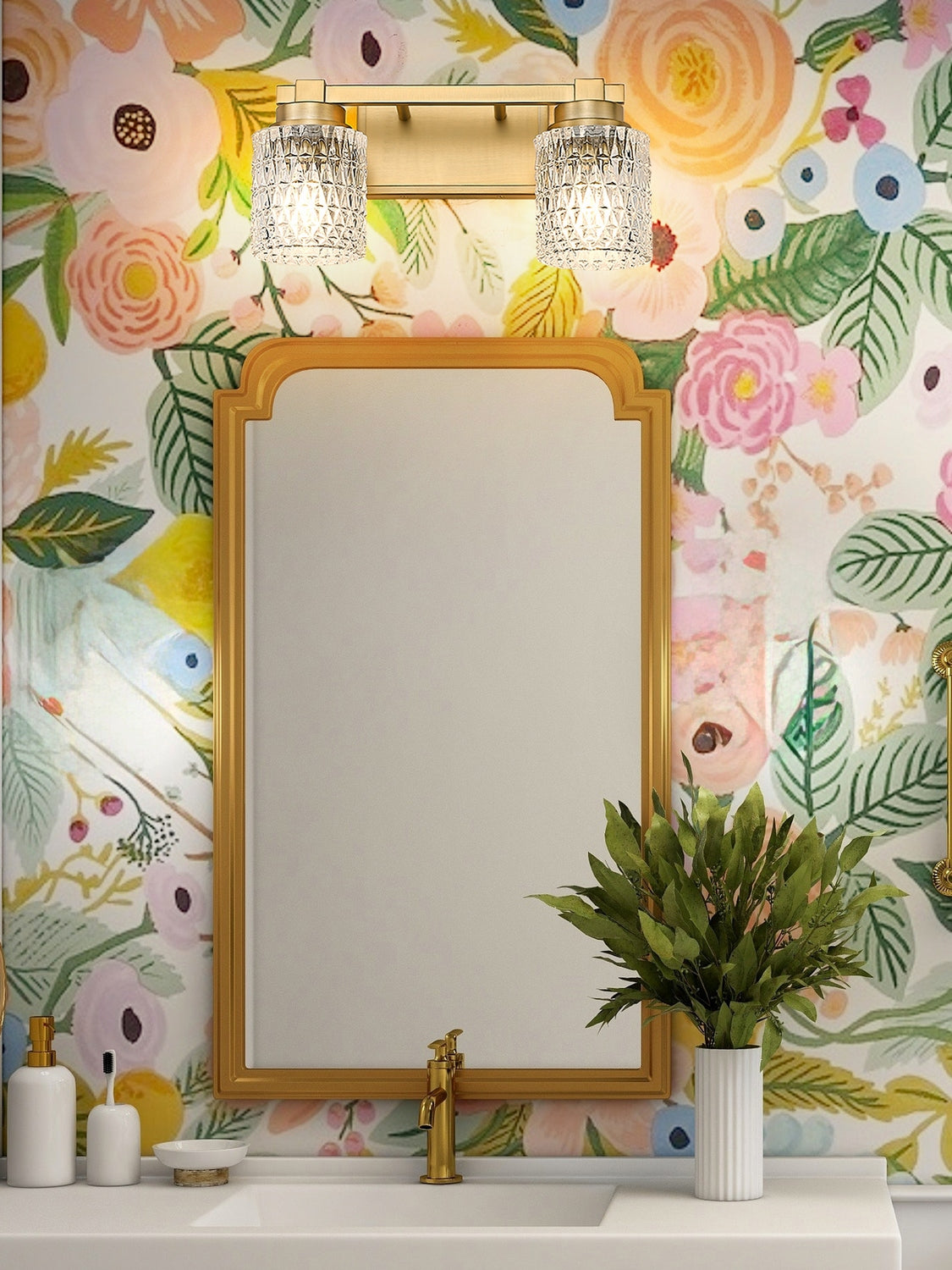 Z-Lite - 6101-2V-MGLD - Two Light Vanity - Jacqueline - Modern Gold
