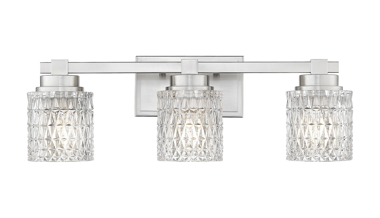 Z-Lite - 6101-3V-BN - Three Light Vanity - Jacqueline - Brushed Nickel