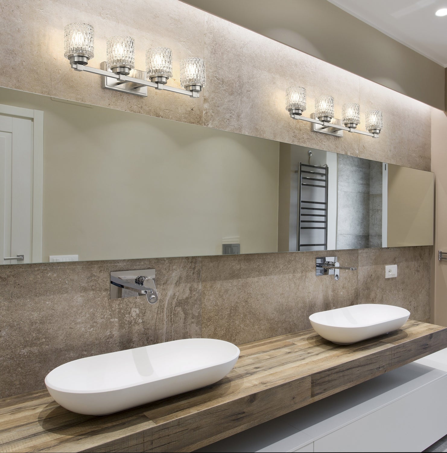 Z-Lite - 6101-4V-BN - Four Light Vanity - Jacqueline - Brushed Nickel