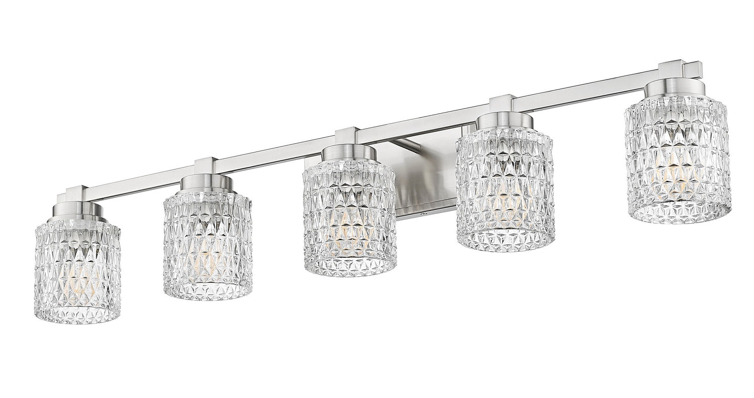 Z-Lite - 6101-5V-BN - Five Light Vanity - Jacqueline - Brushed Nickel