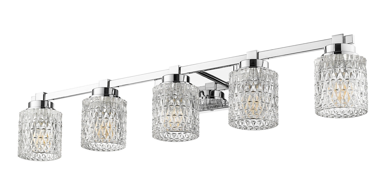 Z-Lite - 6101-5V-CH - Five Light Vanity - Jacqueline - Chrome