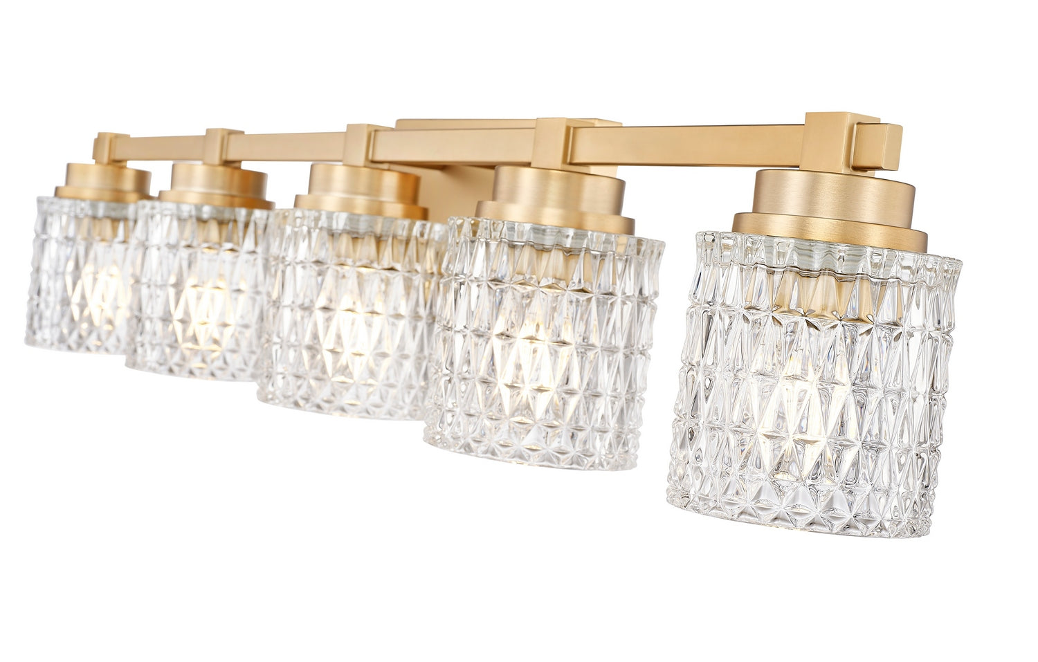 Z-Lite - 6101-5V-MGLD - Five Light Vanity - Jacqueline - Modern Gold