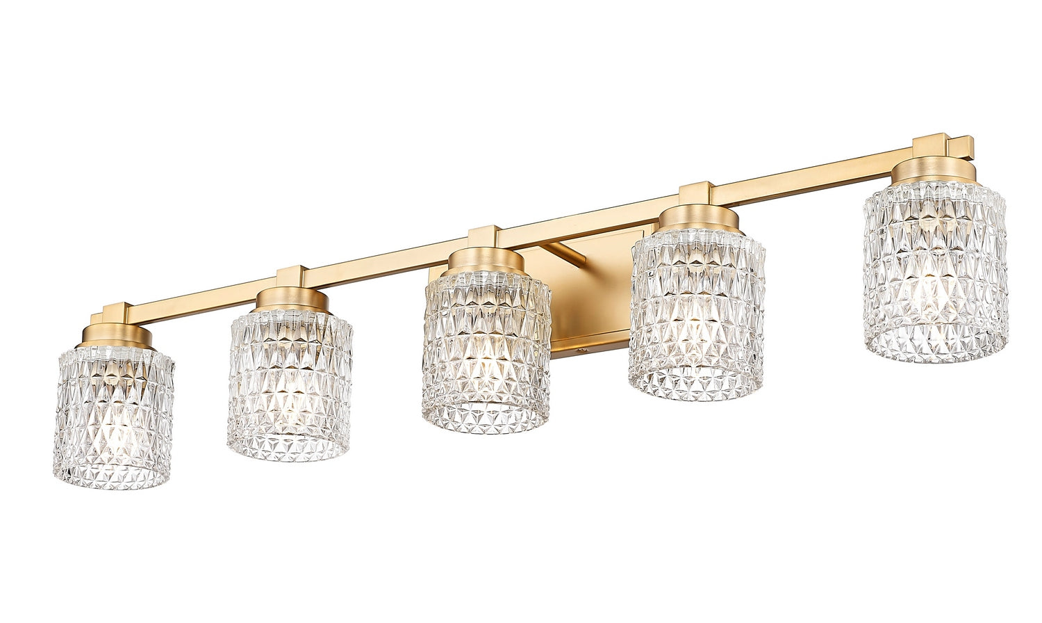 Z-Lite - 6101-5V-MGLD - Five Light Vanity - Jacqueline - Modern Gold
