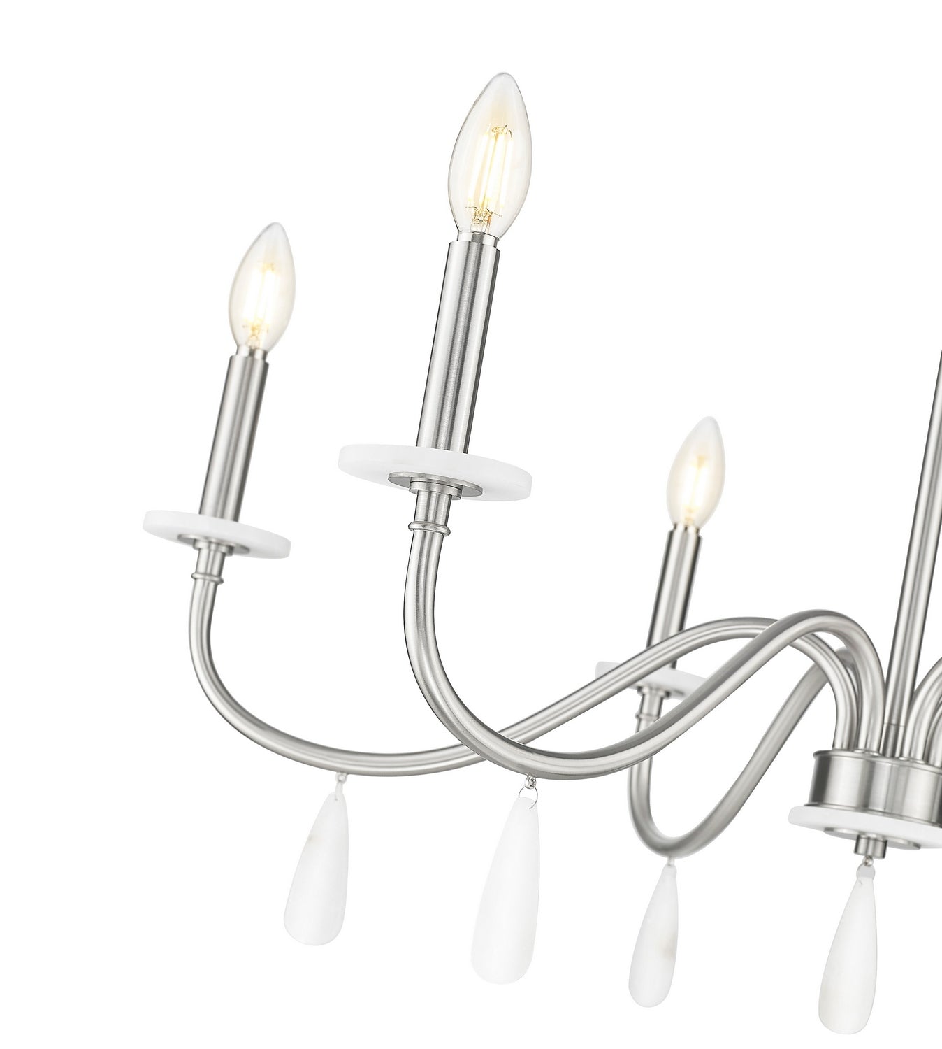 Z-Lite - 6103-32BN - Six Light Chandelier - Toussant - Brushed Nickel
