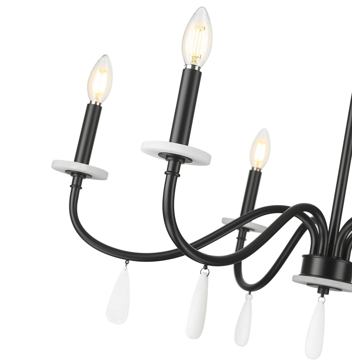 Z-Lite - 6103-32MB - Six Light Chandelier - Toussant - Matte Black