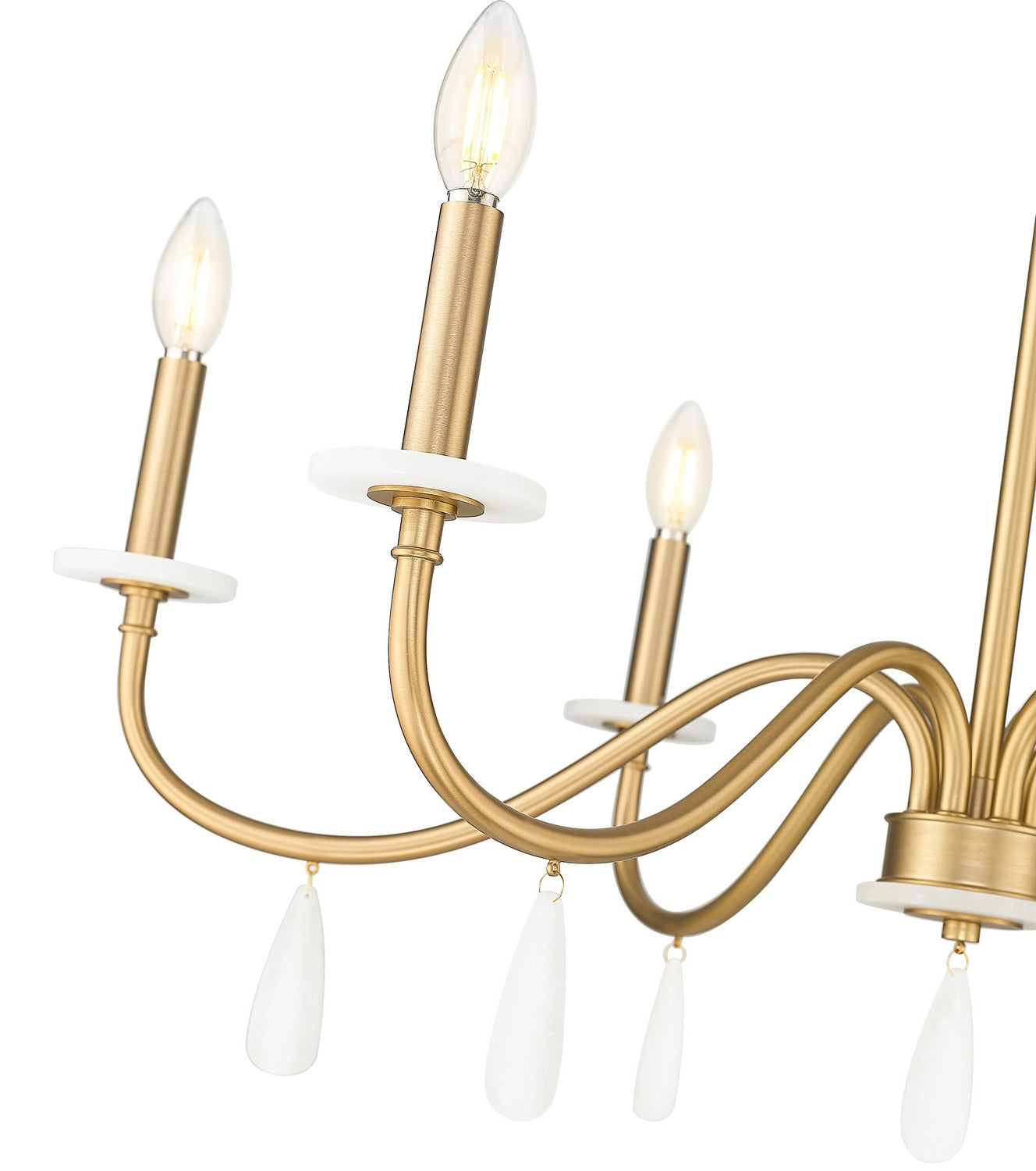 Z-Lite - 6103-32MGLD - Six Light Chandelier - Toussant - Modern Gold
