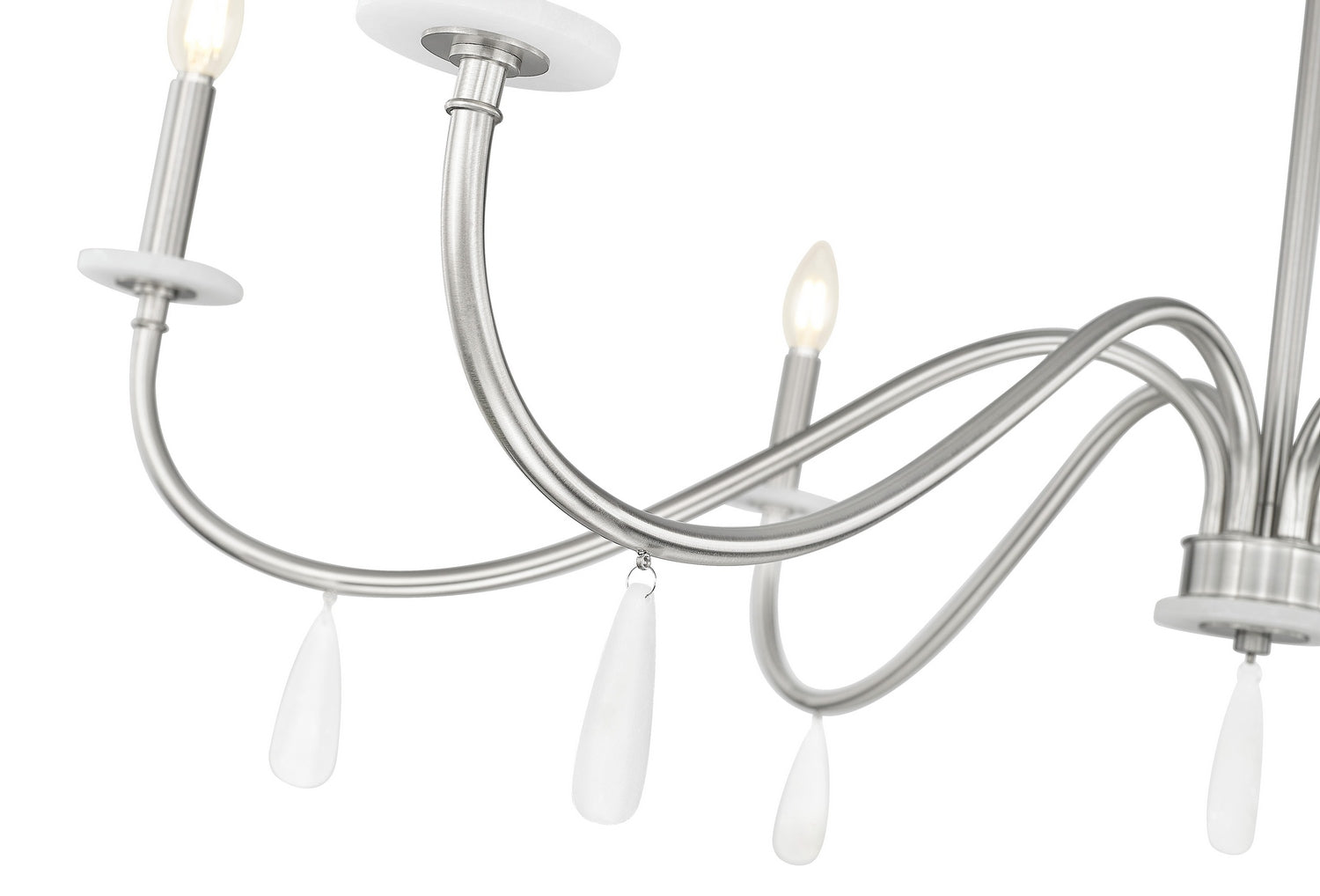 Z-Lite - 6103-45BN - Six Light Chandelier - Toussant - Brushed Nickel