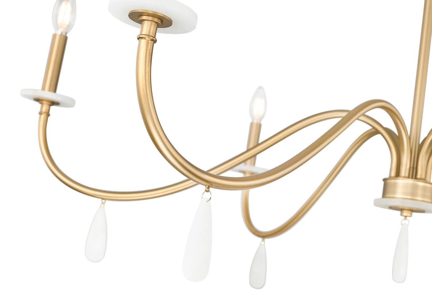 Z-Lite - 6103-45MGLD - Six Light Chandelier - Toussant - Modern Gold