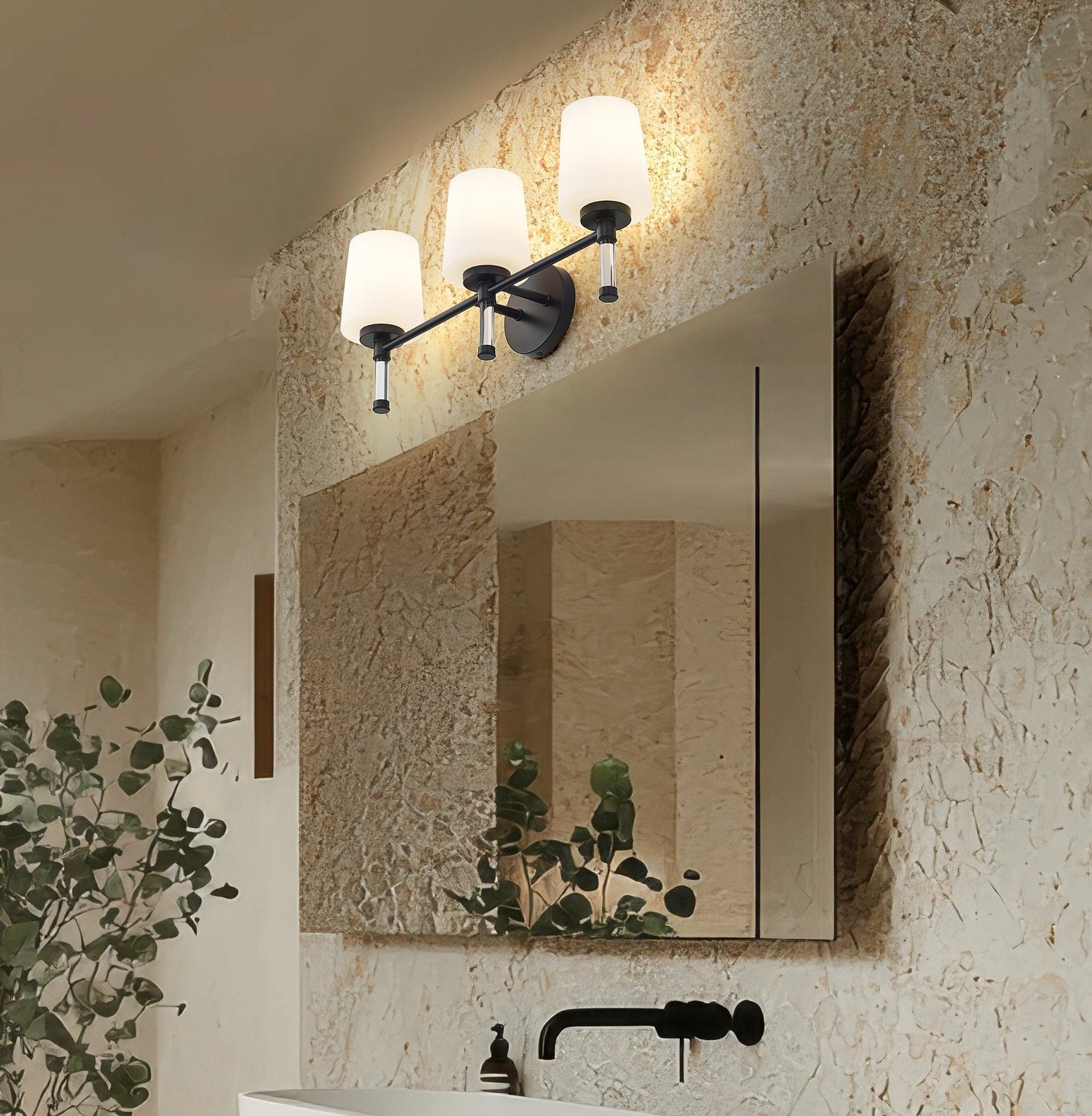 Z-Lite - 7700-3V-MB - Three Light Vanity - Henri - Matte Black