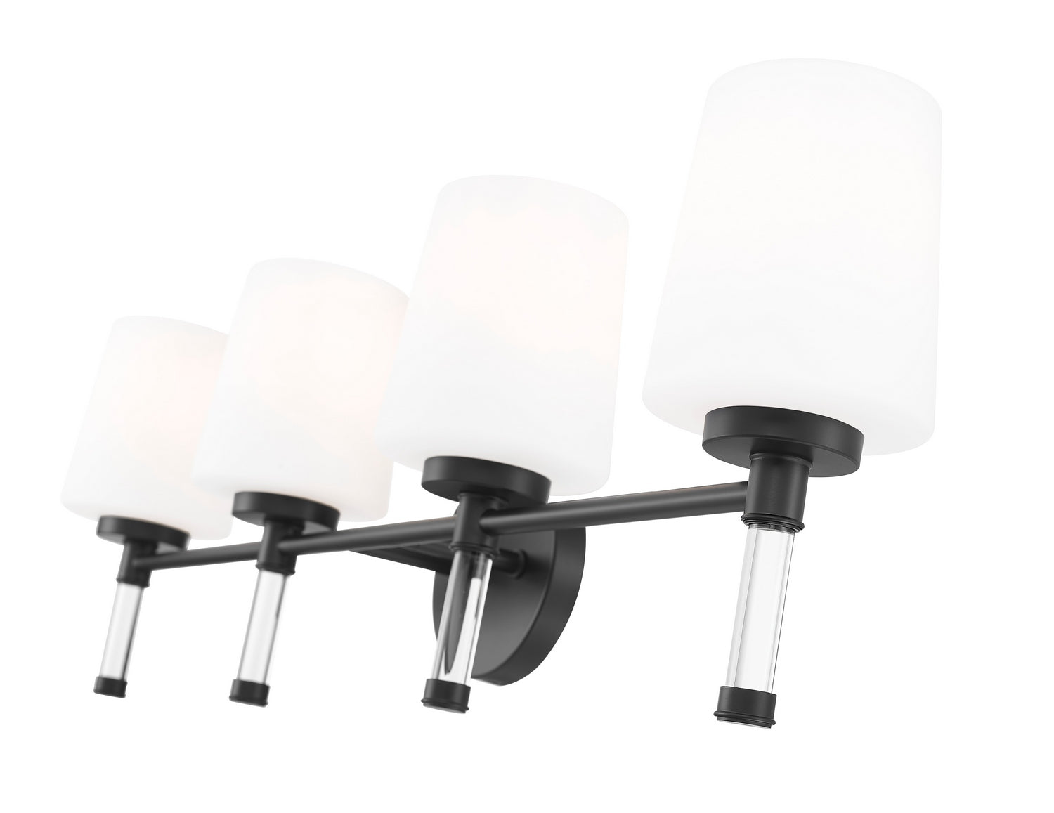 Z-Lite - 7700-4V-MB - Four Light Vanity - Henri - Matte Black