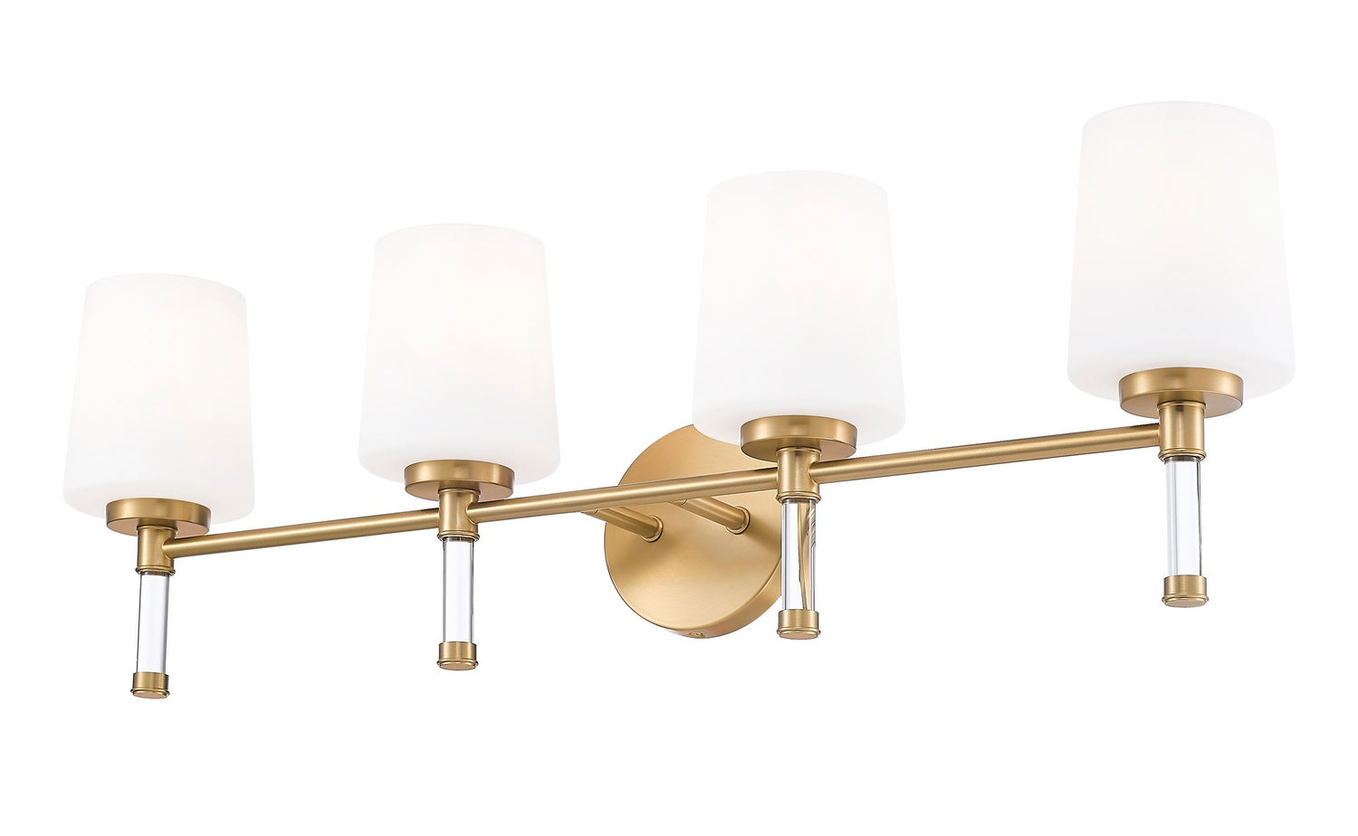 Z-Lite - 7700-4V-MGLD - Four Light Vanity - Henri - Modern Gold