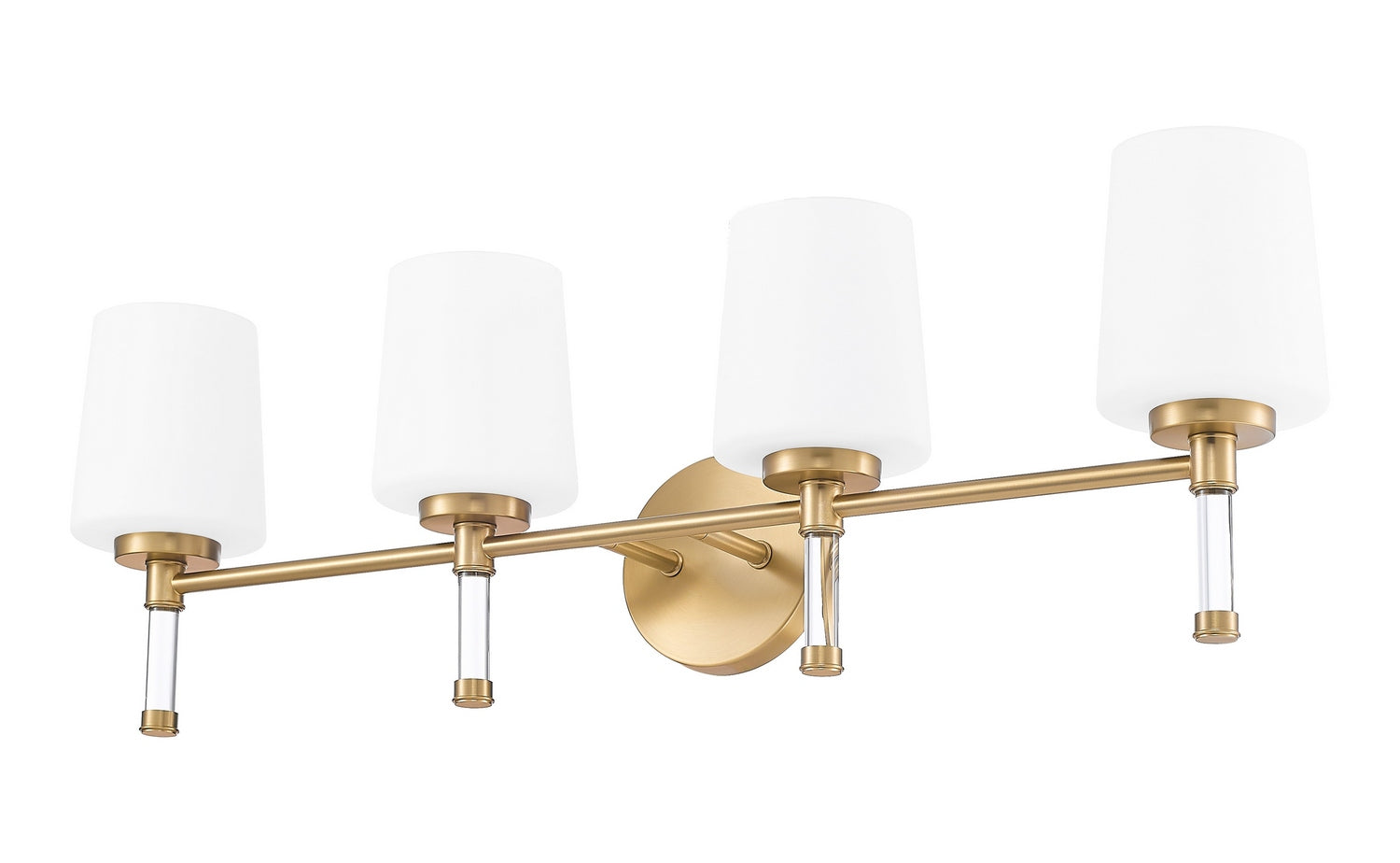 Z-Lite - 7700-4V-MGLD - Four Light Vanity - Henri - Modern Gold
