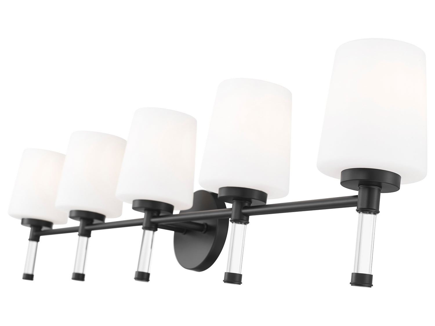 Z-Lite - 7700-5V-MB - Five Light Vanity - Henri - Matte Black