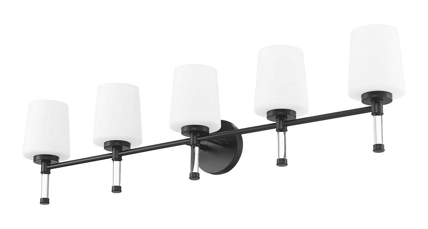 Z-Lite - 7700-5V-MB - Five Light Vanity - Henri - Matte Black