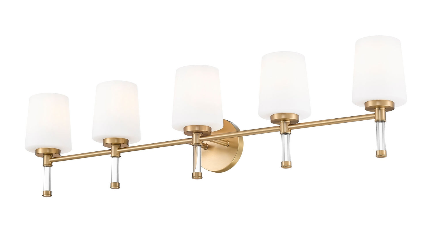 Z-Lite - 7700-5V-MGLD - Five Light Vanity - Henri - Modern Gold