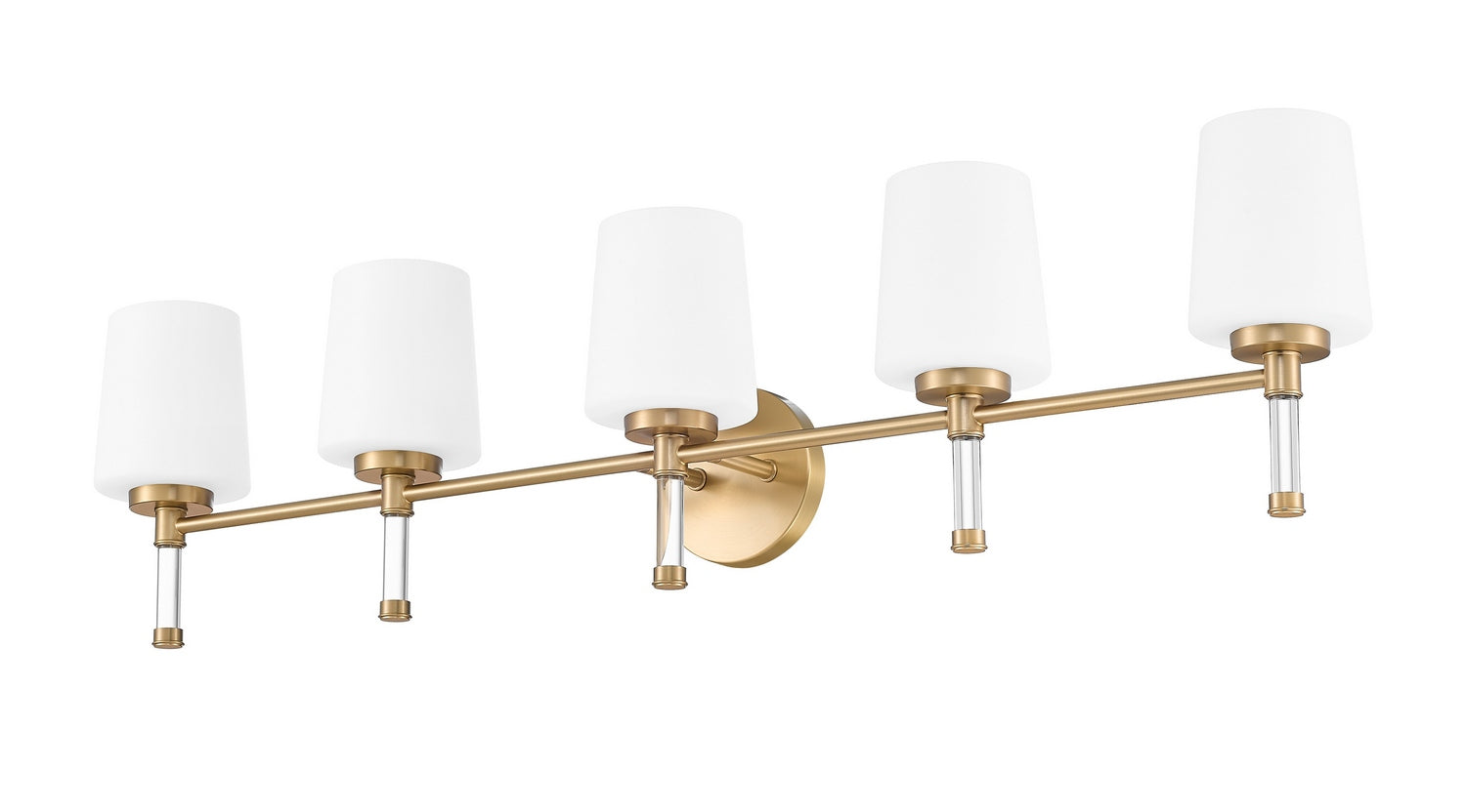 Z-Lite - 7700-5V-MGLD - Five Light Vanity - Henri - Modern Gold