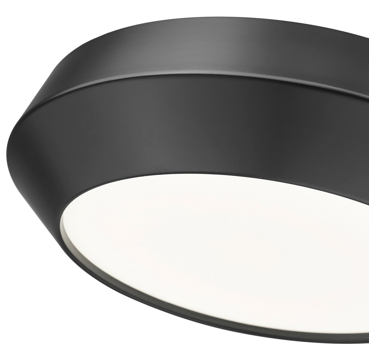 Z-Lite - 7701F12-MB-LED - LED Flush Mount - Quasars - Matte Black