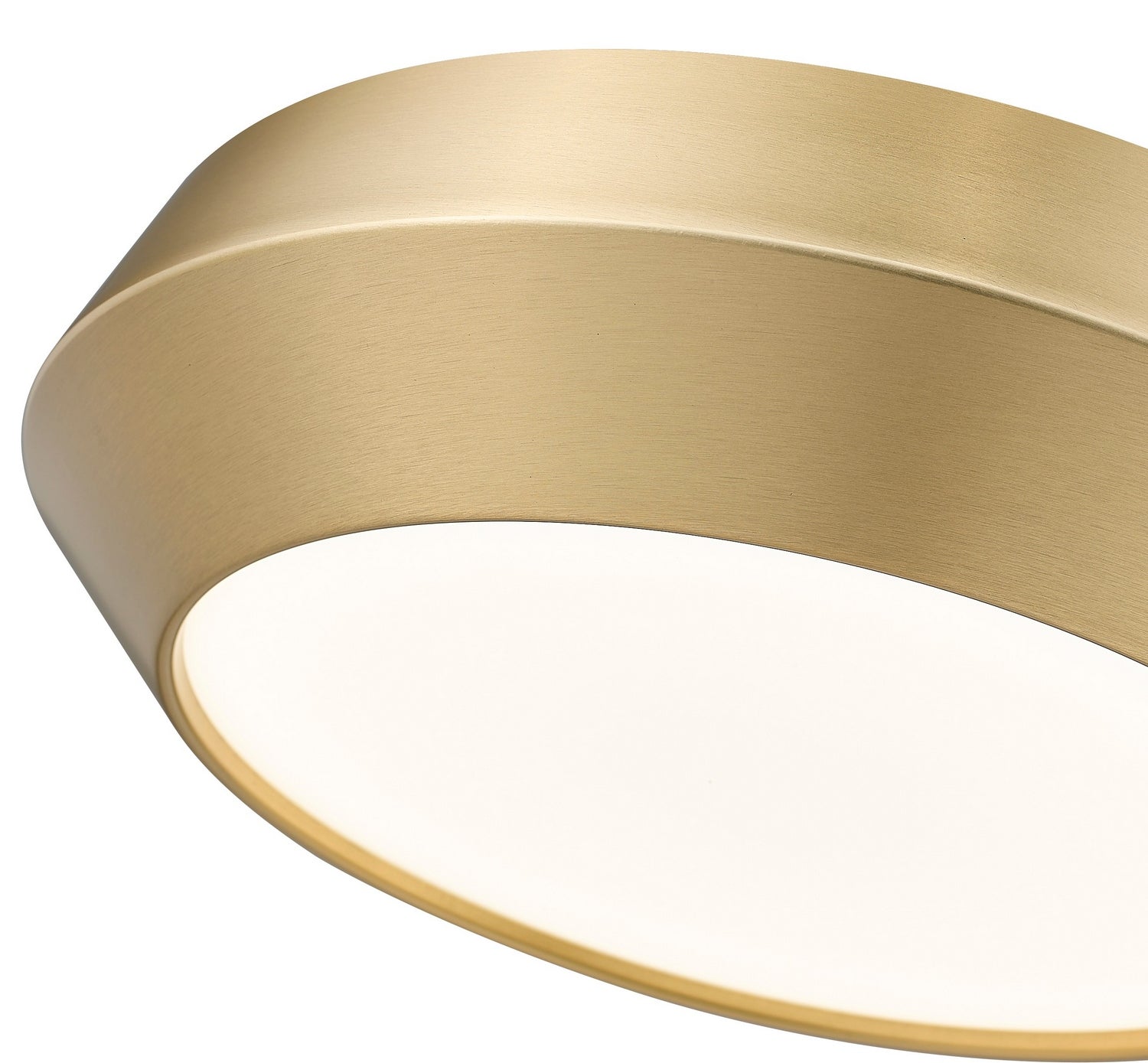 Z-Lite - 7701F12-MGLD-LED - LED Flush Mount - Quasars - Modern Gold