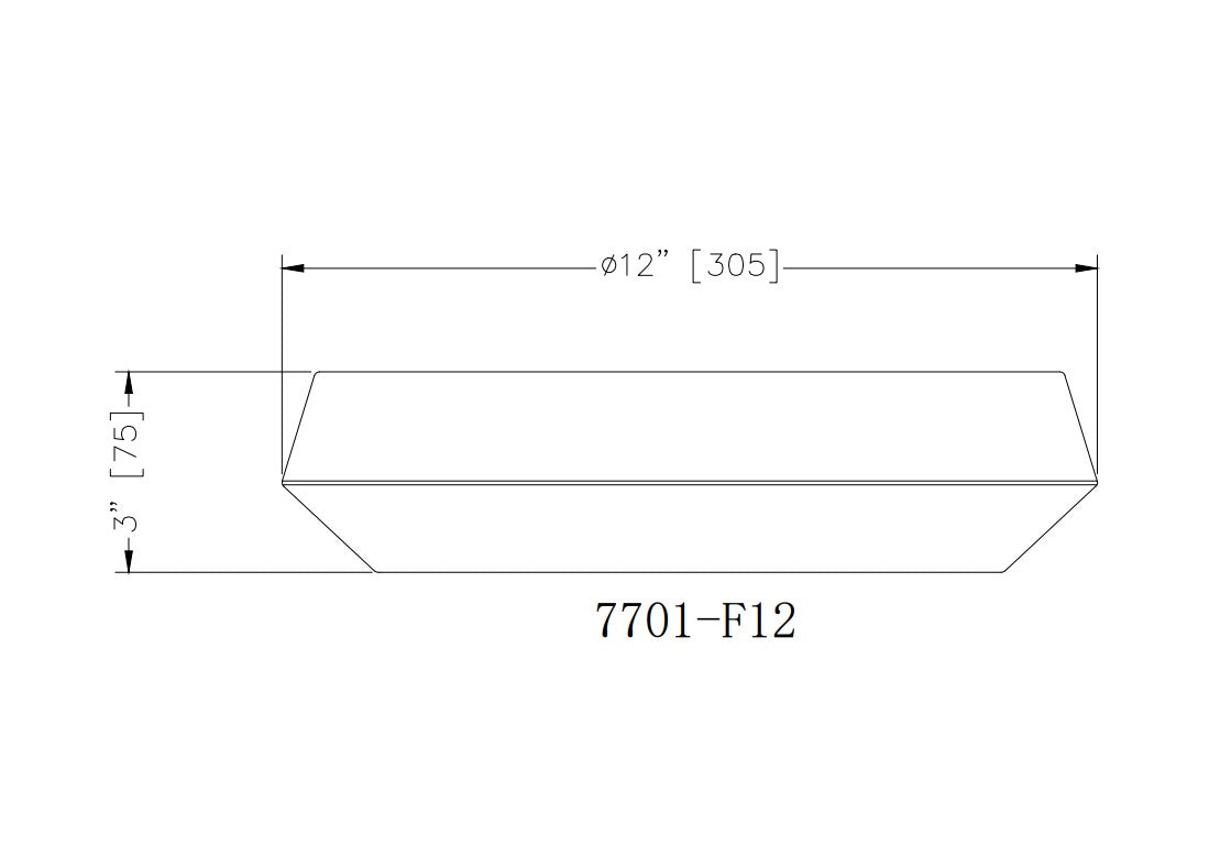 Z-Lite - 7701F12-MW-LED - LED Flush Mount - Quasars - Matte White