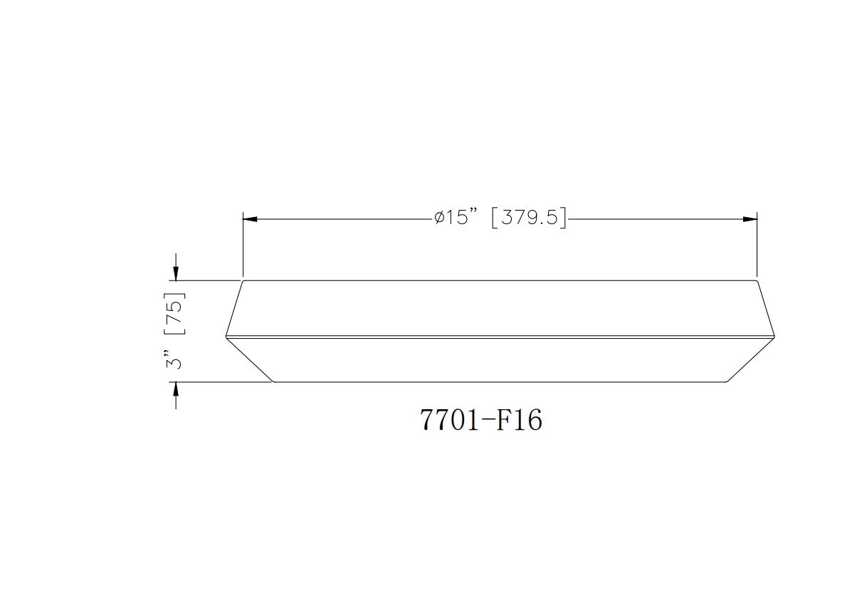 Z-Lite - 7701F16-MB-LED - LED Flush Mount - Quasars - Matte Black