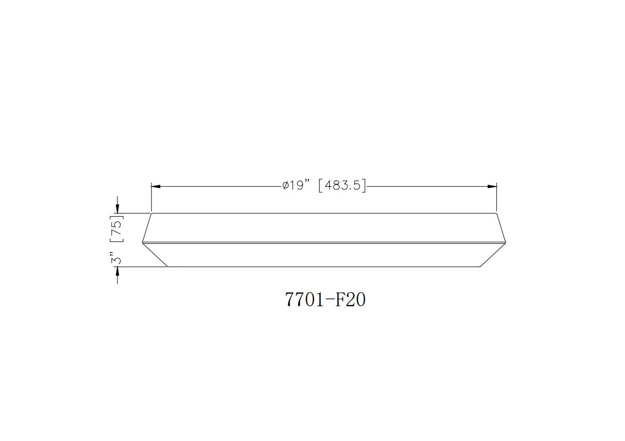 Z-Lite - 7701F20-MGLD-LED - LED Flush Mount - Quasars - Modern Gold