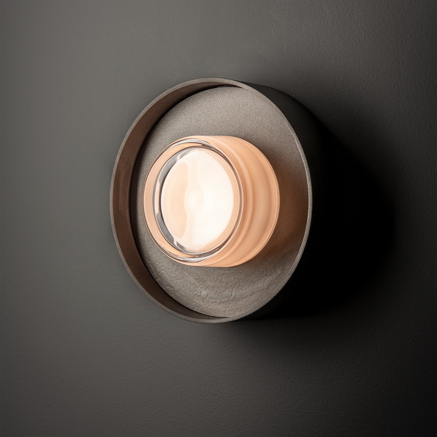 Hubbardton Forge - 201086-LED-14-05-ZM0874 - Focal Small Sconce/Flush Mount - Focal - Oil Rubbed Bronze