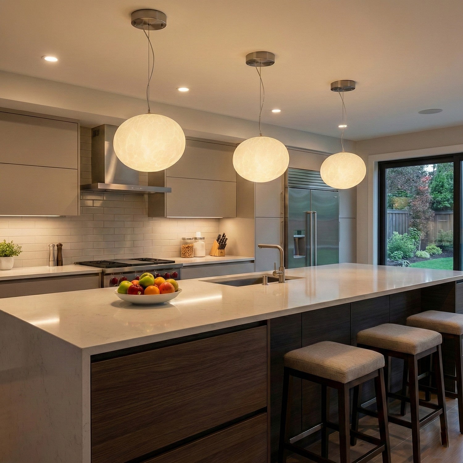 Artcraft - AC6131SN - LED Pendant - Portico - Satin Nickel