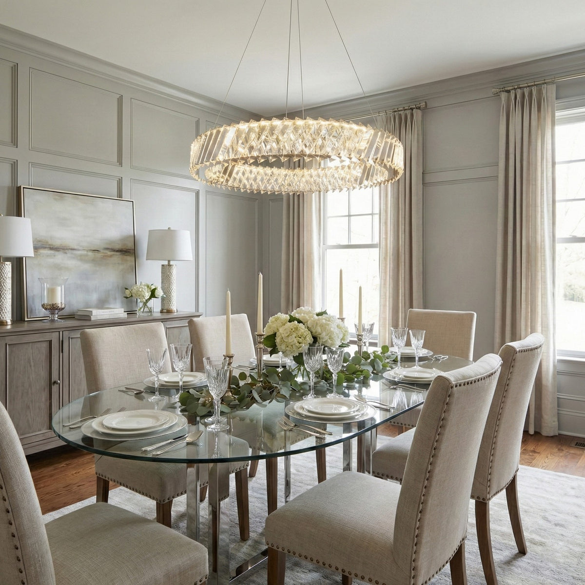 Artcraft - AC5131PN - LED Chandelier - Alya - Polished Nickel