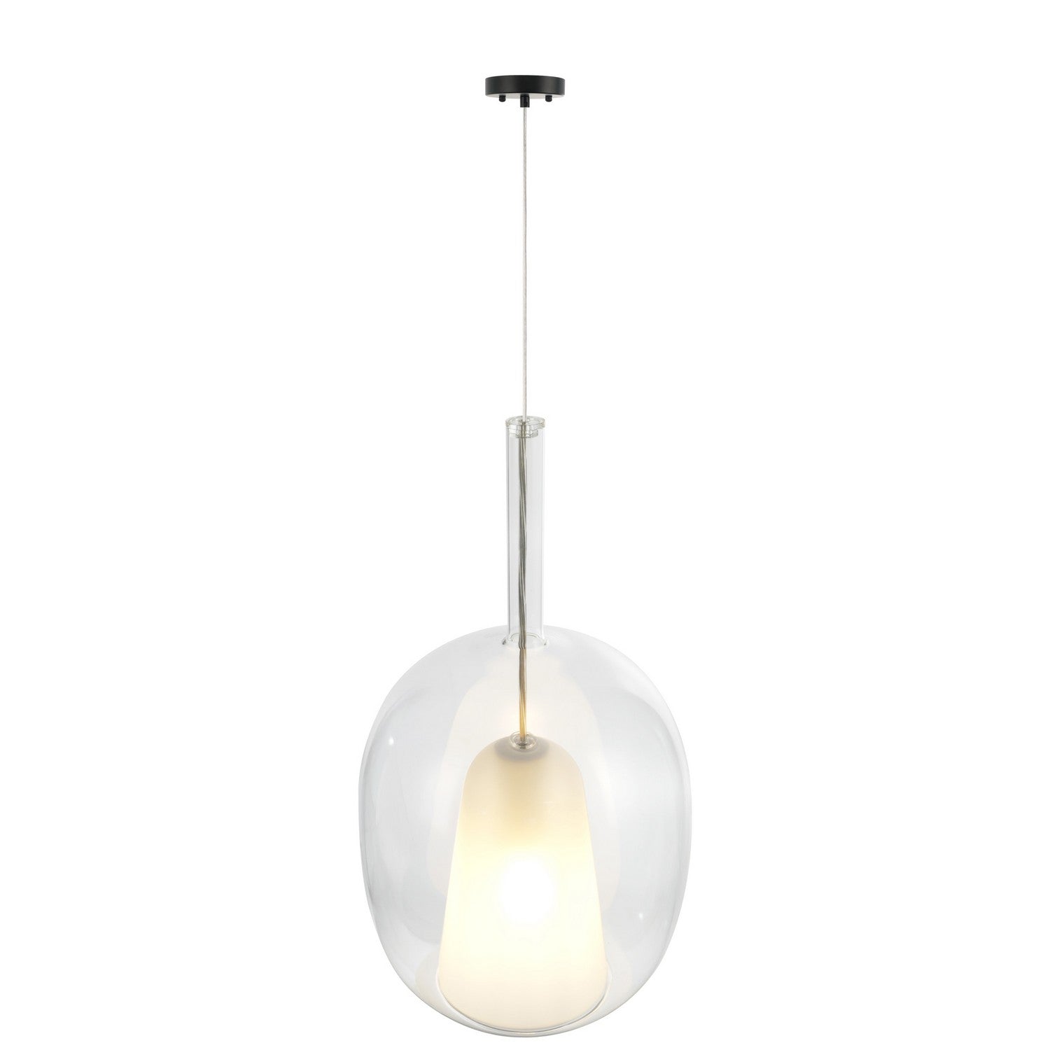 Artcraft - AC11219CL - One Light Pendant - Dusk - Black