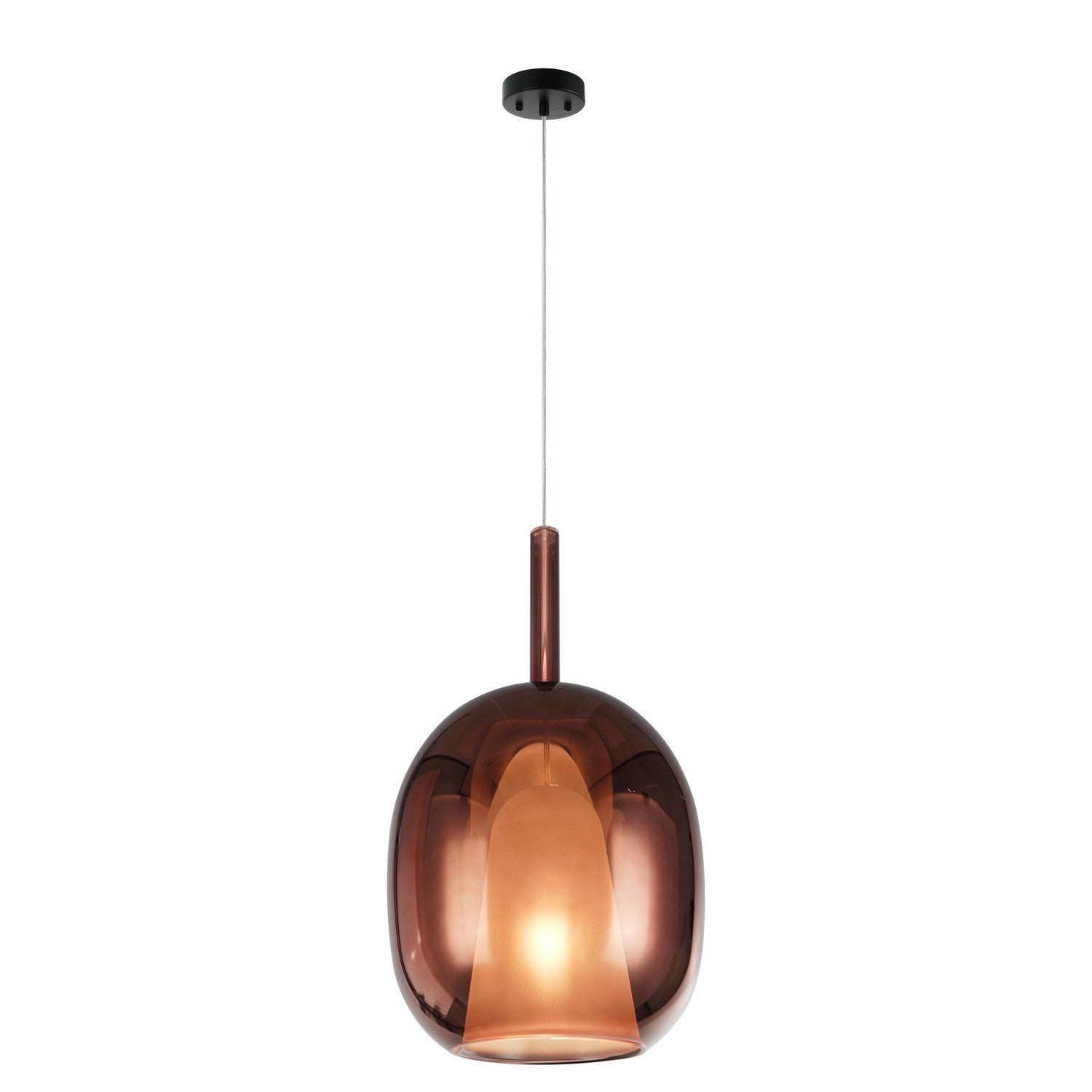 Artcraft - AC11219EC - One Light Pendant - Dusk - Black