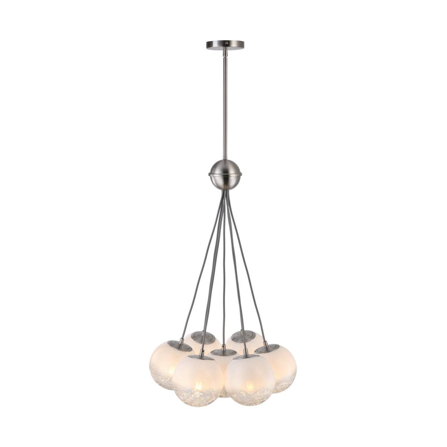 Artcraft - AC12247SN - Seven Light Lantern - Moonlight - Satin Nickel