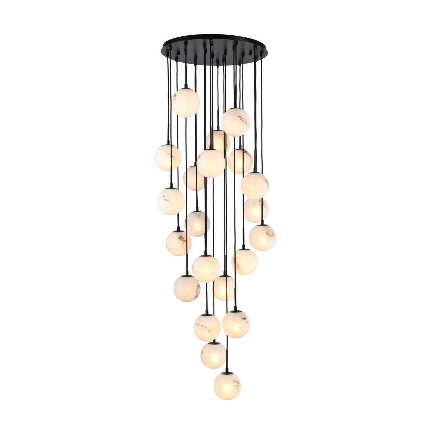 Artcraft - AC12281BK - 21 Light Lantern - Nightfall - Black