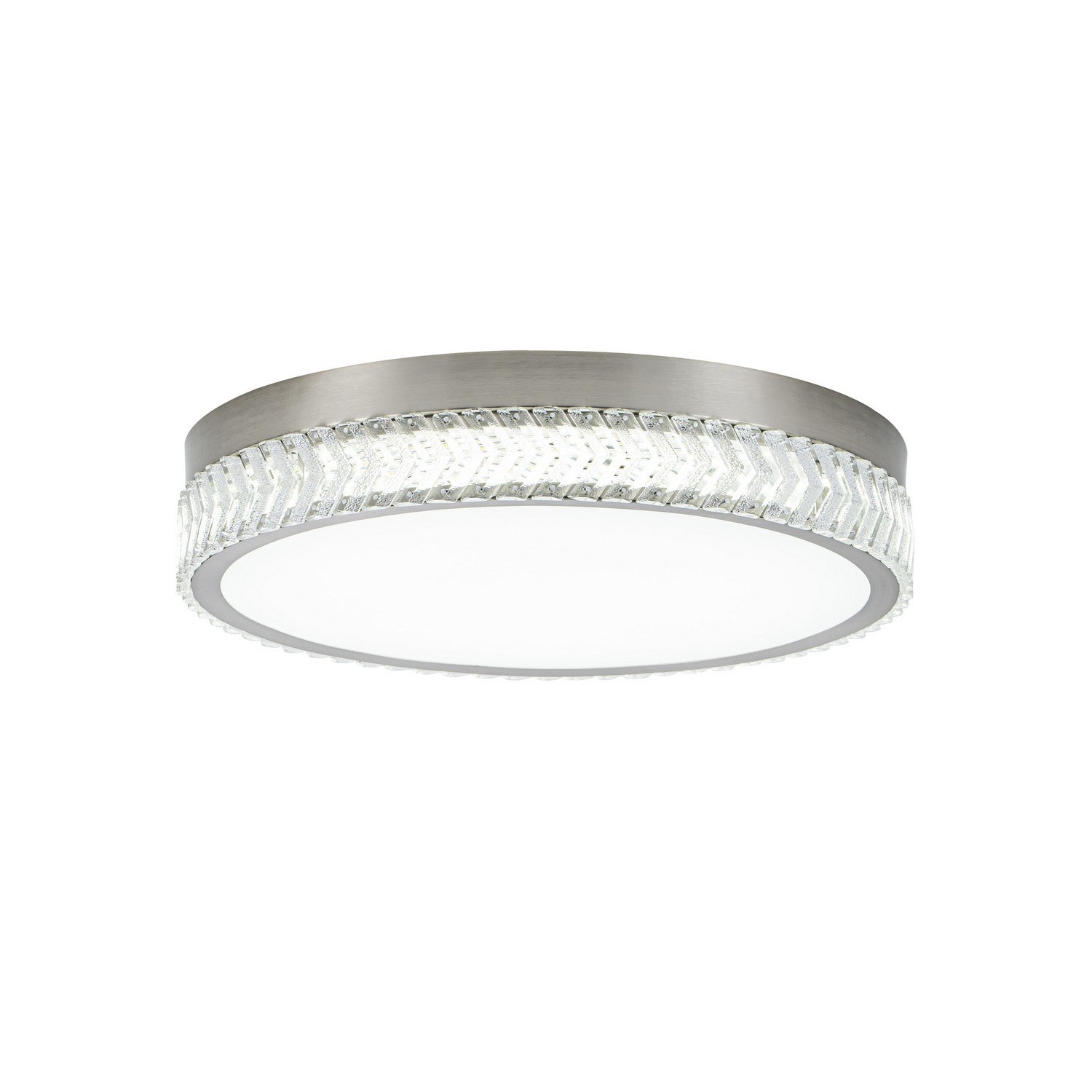 Artcraft - AC5058BN - LED Flushmount - Chevron - Brushed Nickel