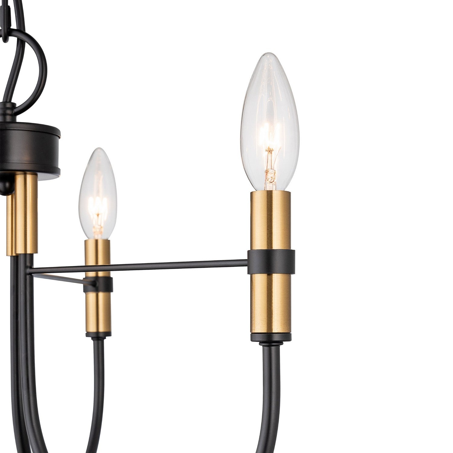 Artcraft - AC12223BB - Three Light Lantern - Foundry - Black