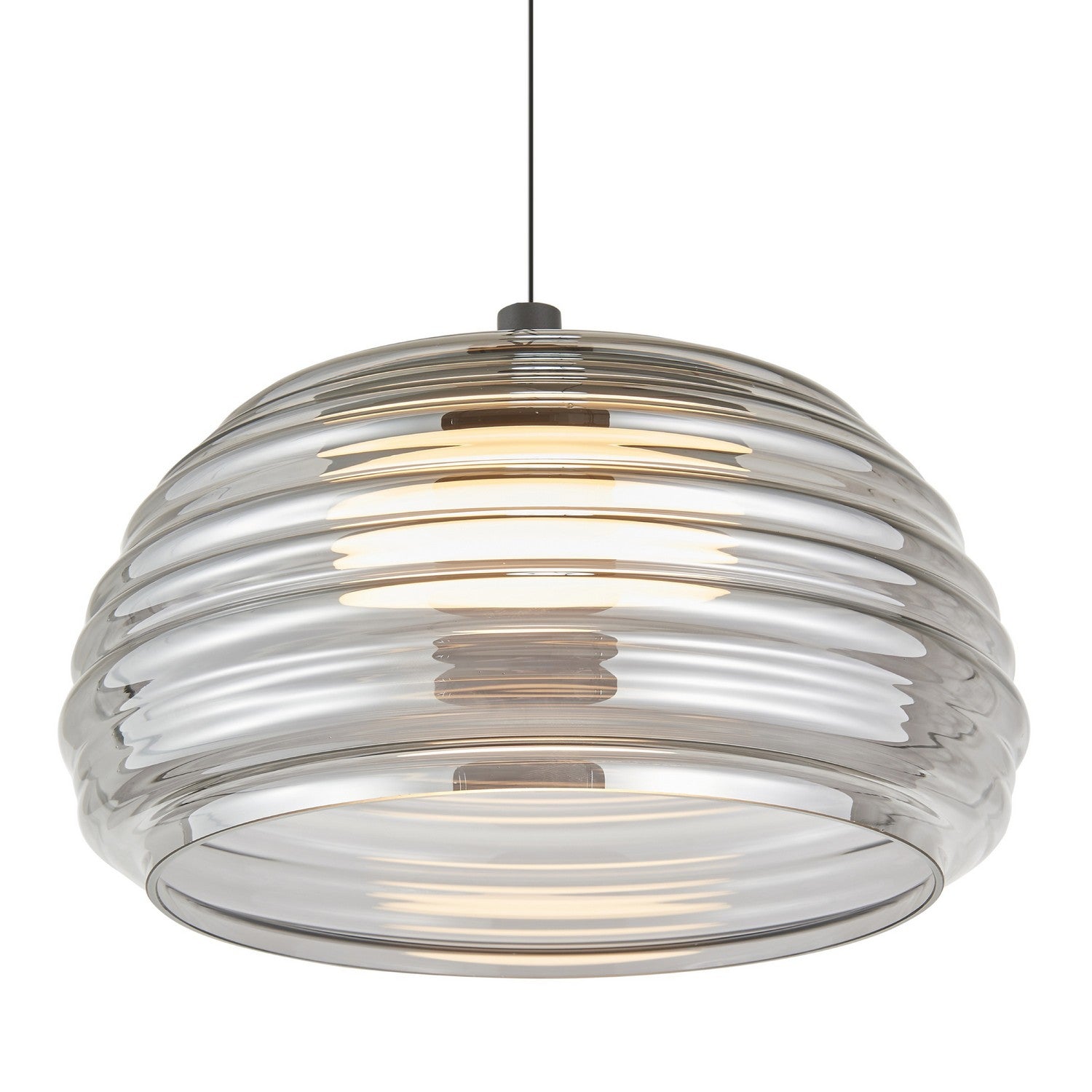 Artcraft - AC5010SM - LED Pendant - Haze - Black/Smoke