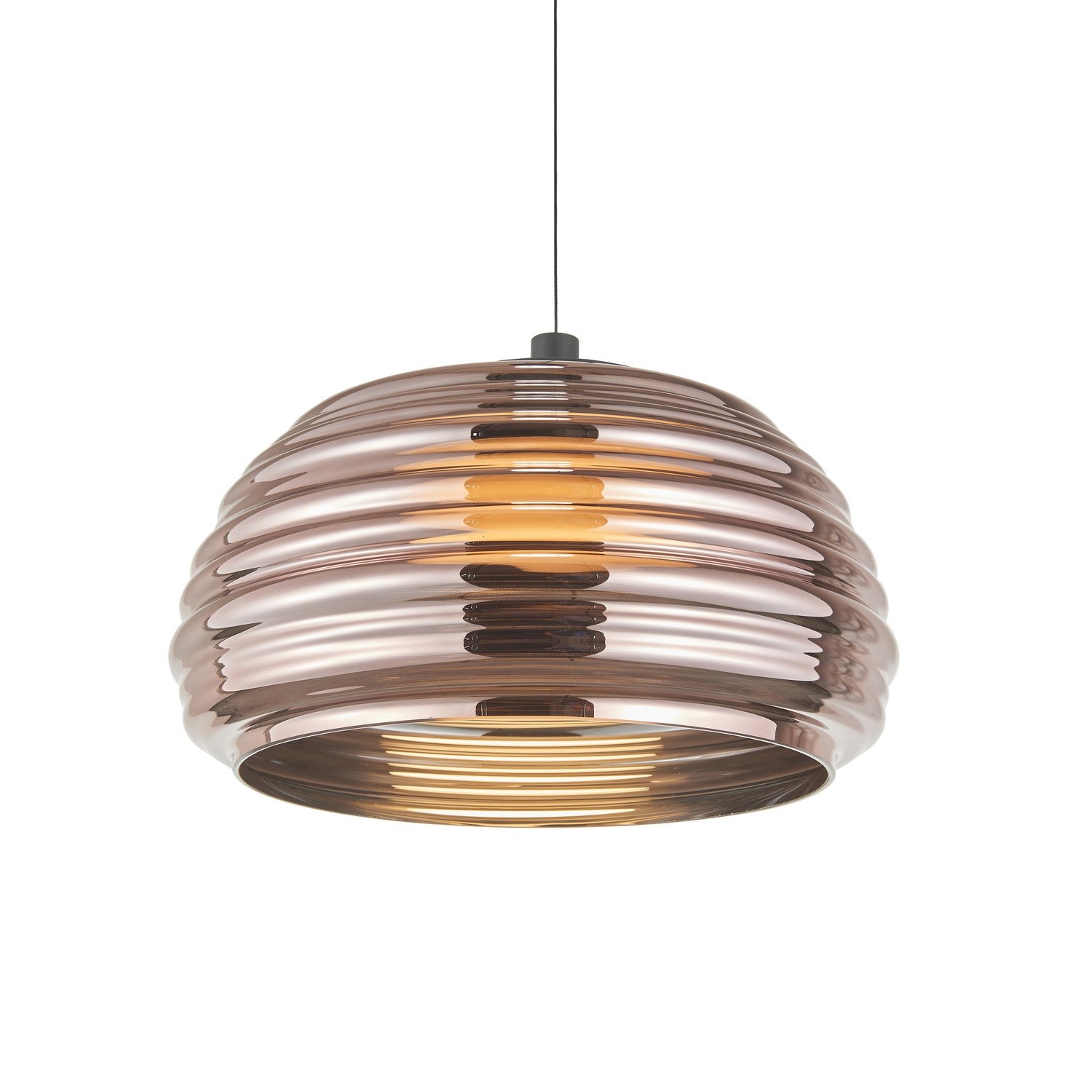 Artcraft - AC5010EC - LED Pendant - Haze - Black/Espresso Copper